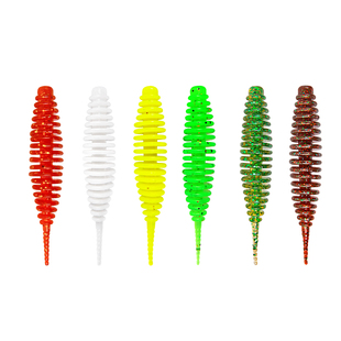 爱格玛路亚泡泡针尾软虫浮水缓沉软饵螺纹微物根钓钩翘嘴鳜鱼鲈鱼