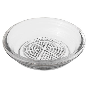 玻璃姜蓉研磨器家用蒜泥研磨碗生姜山药泥蒜蓉神器调味碟蘸料碟子