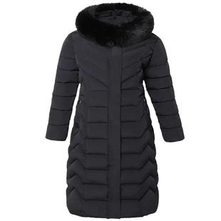 妈妈羽绒棉衣棉服女秋冬装2025新款加厚长款中老年人过膝大码棉袄