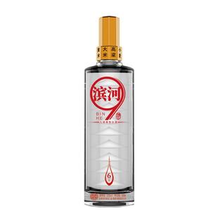 滨河6年50度白酒九粮香型九粮酿造纯粮食酒甘肃特产喜酒500ml*1瓶