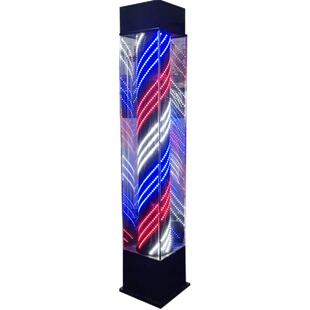 包邮美容美发落地LED转灯理发店户外防水全彩转灯发廊玻璃大灯箱