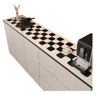 现代轻奢餐边柜保护垫高级感防水防油防刮免洗鞋柜电视柜台面桌垫