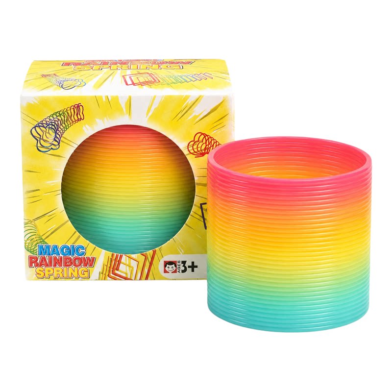 魔力彩虹圈玩具大号儿童益智弹力