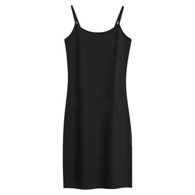 包臀裙莫代尔黑色吊带裙睡裙性感