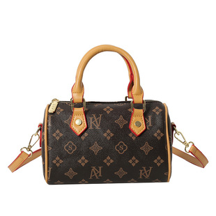 2025新款女包波士顿包轻奢经典印花简约时尚百搭手提包出勤单肩包