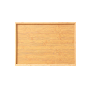 竹木托盘茶盘日式家用水杯盘长方形木制糖果盘酒店餐厅茶具烧烤盘