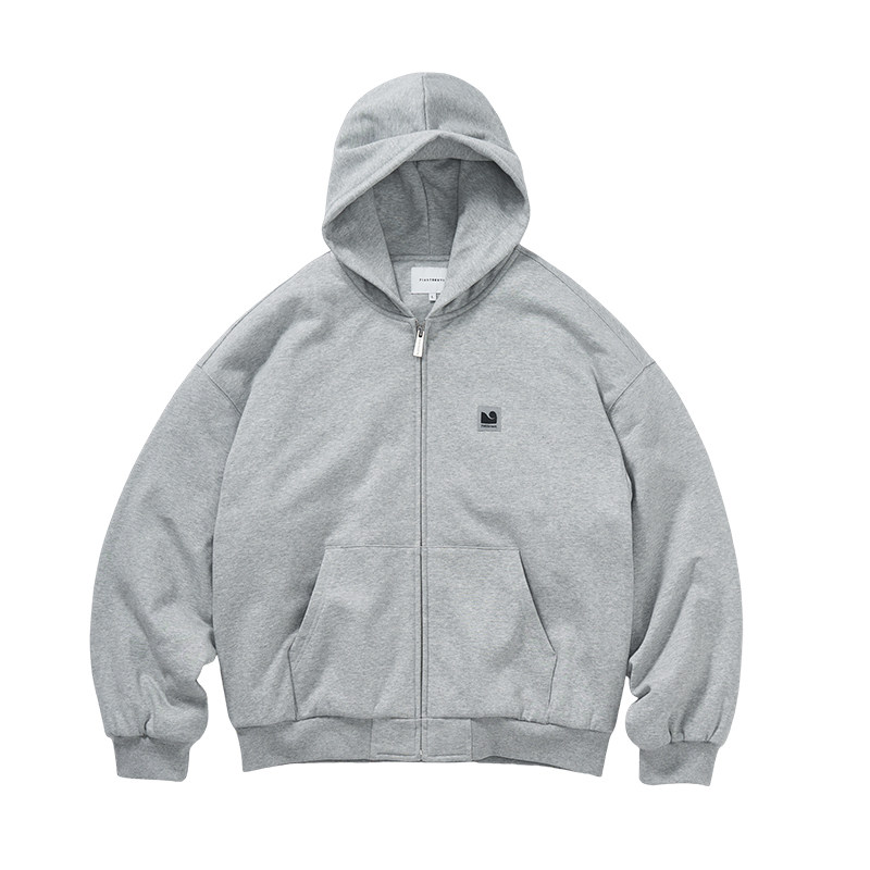 714street针织连帽棉服