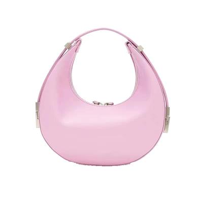 韩国小众月牙腋下包真皮小圆包女