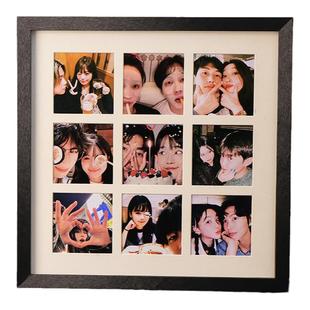 情侣拼图相框摆台照片定制diy打印纪念日相片生日礼物做大九宫格