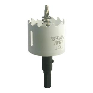 TCT钨钢开孔器304不锈钢白色金属扩孔器钻头打孔铸铁钢板槽钢专用