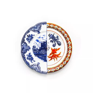 seletti新年礼物餐具餐盘中西合璧骨瓷艺术牛排创意装饰盘轻奢