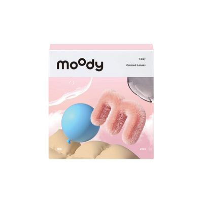 moody隐形眼镜放空球球日抛