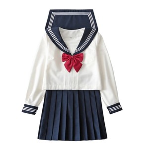 软妹jk制服裙三本水手服日本女关西襟学生装学院风套装班服校服