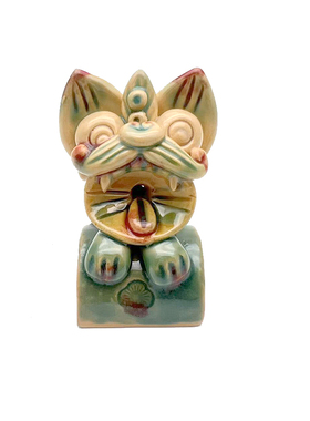 云南非遗瓦猫潮玩手作摆件