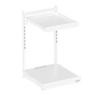 御仕家电饭煲置物架厨房抽拉式微波炉空气炸锅台面新款电器收纳架