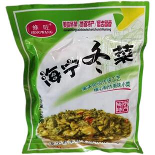 蜂旺海宁冬菜酱菜128克袋装小咸菜腌制蔬菜斜桥特产下饭早餐配菜