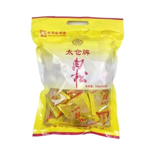 太仓牌肉松苏州特产老字号咸味猪肉松老人儿童烘焙原味独立小包装
