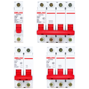 德力西dz47s空气开关1p空开2家用3断路器40保护63a漏电闸三相32安