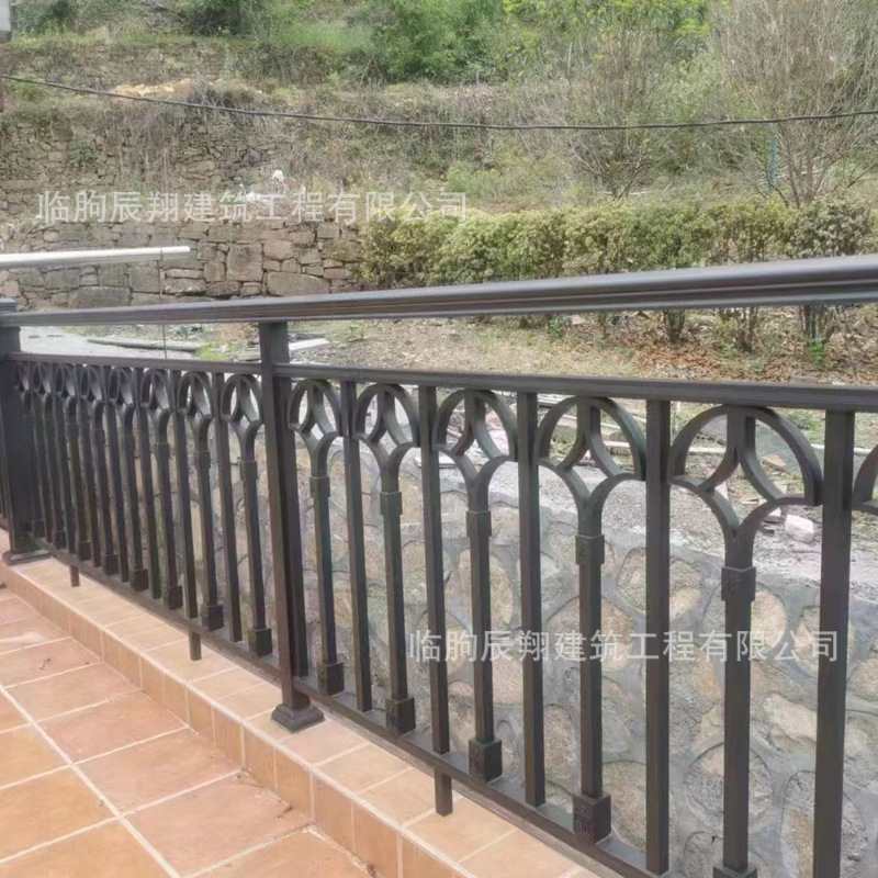户外铝合金阳台护栏小区庭院护栏别墅中式楼顶阳台围栏制定露台