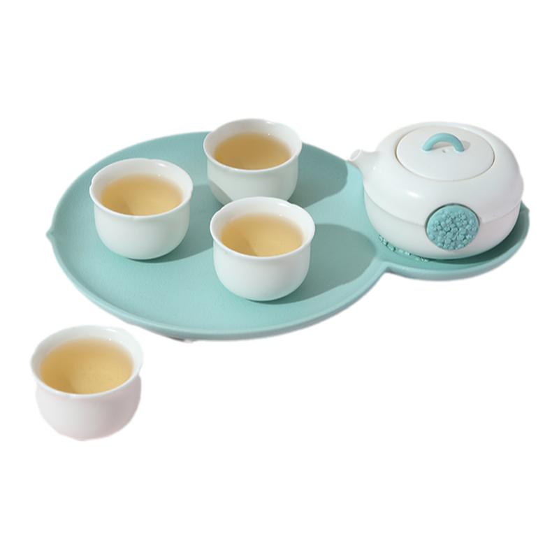 陆宝马卡龙茶具套装茶组茶礼泡茶杯茶壶带茶盘女性伴手礼仙女壶