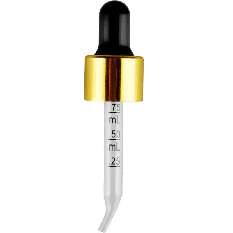 2支精油瓶弯头滴管头 玻璃调配吸管 调配滴管瓶5ML15ML多特瑞适用
