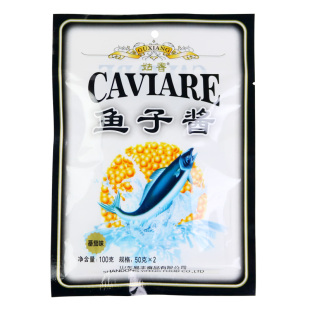 姑香鱼子酱100g番茄味即食鱼籽酱 日韩料理紫菜包饭寿司材料食材