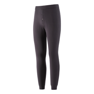 红柳男士澳洲美丽诺羊毛薄款保暖裤秋冬季棉裤修身大码加厚M303