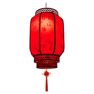 2026新款电池羊皮红灯笼免插电过新年喜庆装饰庭院大门口阳台挂饰