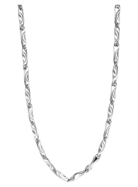 老凤祥足银项链男女时尚个性锁骨吊坠首饰生日礼物礼盒装男士潮流