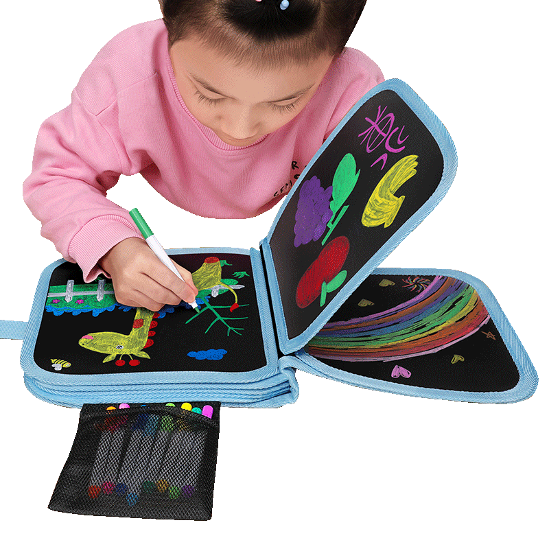 儿童画画板便携涂鸦画本