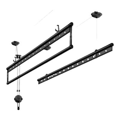 防风晾衣架小尺寸阳台手摇单杆