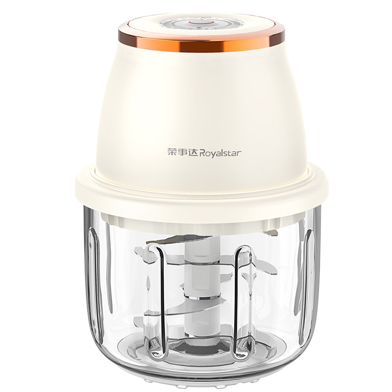 荣事达电动绞肉机小型料理打蒜辅食神器
