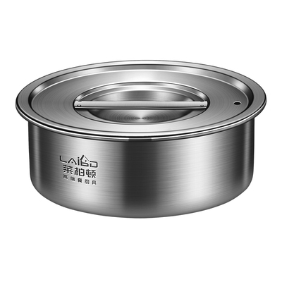 316L不锈钢可蒸可烤带盖蒸炖碗