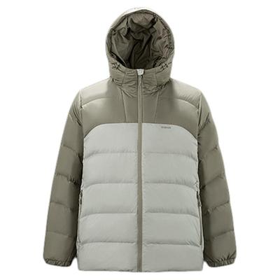 森马防泼水防油外套连帽羽绒服男