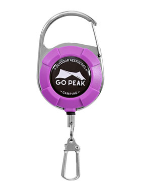 gopeak户外伸缩扣高回弹金属