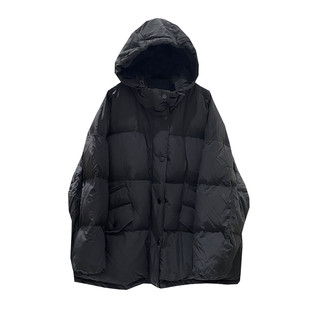 TYJR 冬季新款2024韩版宽松长袖加厚保暖连帽羽绒服外套女95705