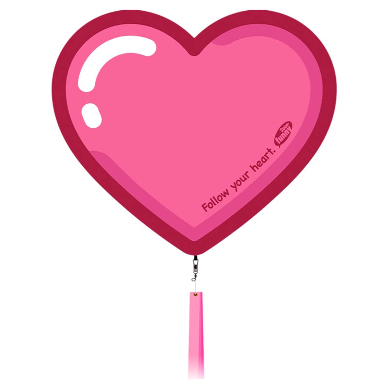 2026新款风筝网红爱心粉色创意微风易飞高档手持小儿童大人专用