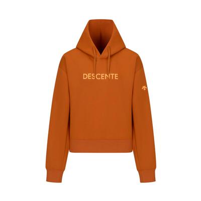 DESCENTE迪桑特ESSENTIAL系列通勤休闲女士连帽卫衣秋季新品