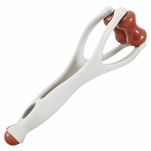 天然砭石手指按摩器滚轮拨筋点穴位足疗虎口养生保健鼠标手键盘手