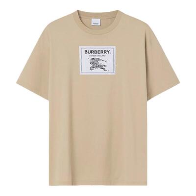博柏利Burberry男款短袖T恤