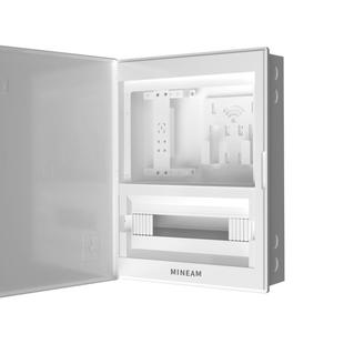 蒙斯朗强弱一体配电箱暗装强电箱家用配电箱18回路20位弱电箱室内