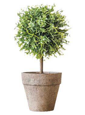仿真绿色植物绿植盆栽摆件假草盆