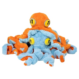 Qmonster大章鱼耐咬狗狗发声玩具金毛边牧萨摩狗狗拔河互动解闷