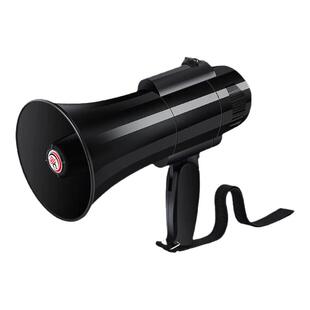 雷公王CR-59折叠便携手持喊话器15W功率高音喇叭扬声器超长录音