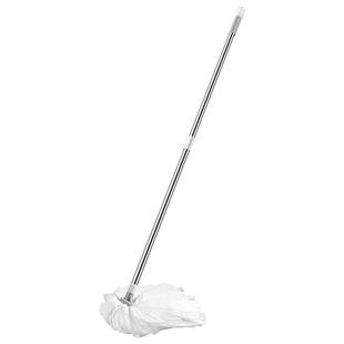 加长拖把家用一拖净老式地拖不掉毛墩布头无纺布条替换头干湿两用