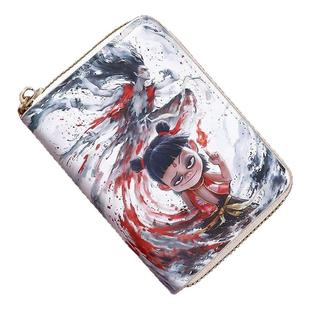 2025新款哪吒之魔童闹海卡包动漫拉链多卡位证件包防盗刷钱包