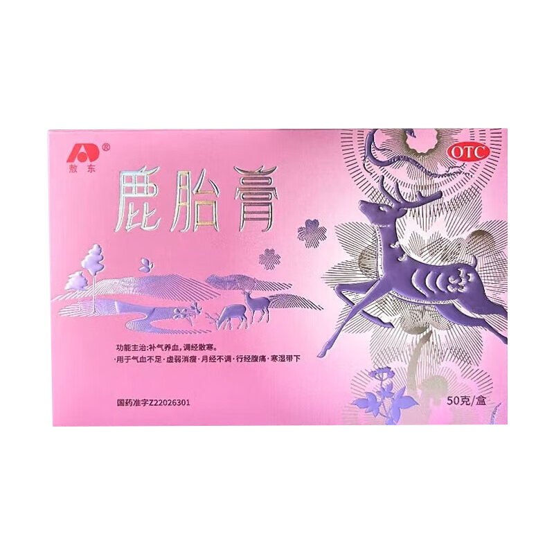 吉林敖东鹿胎膏补养气血月经不调推迟暖宫备孕气血不足温调经痛经