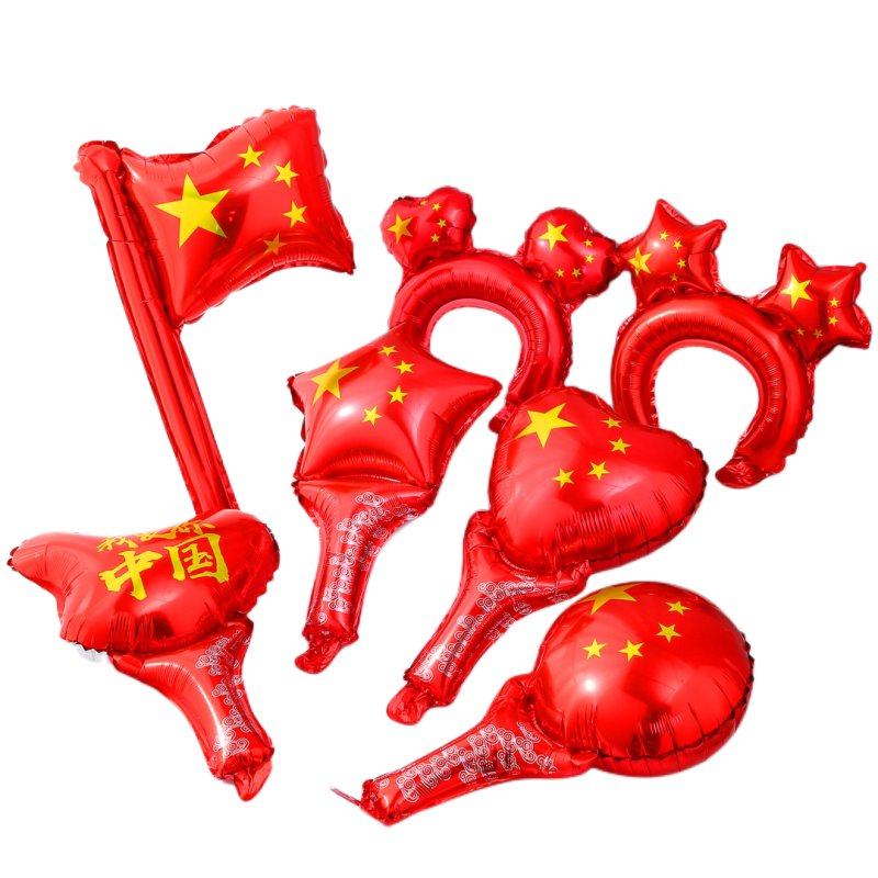 国庆节手持棒气球发箍气球