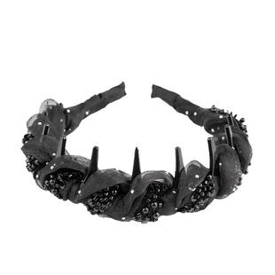 铂瑞珥新款黑色高颅顶发箍头饰巴黎王妃发卡高级感女款压发头箍