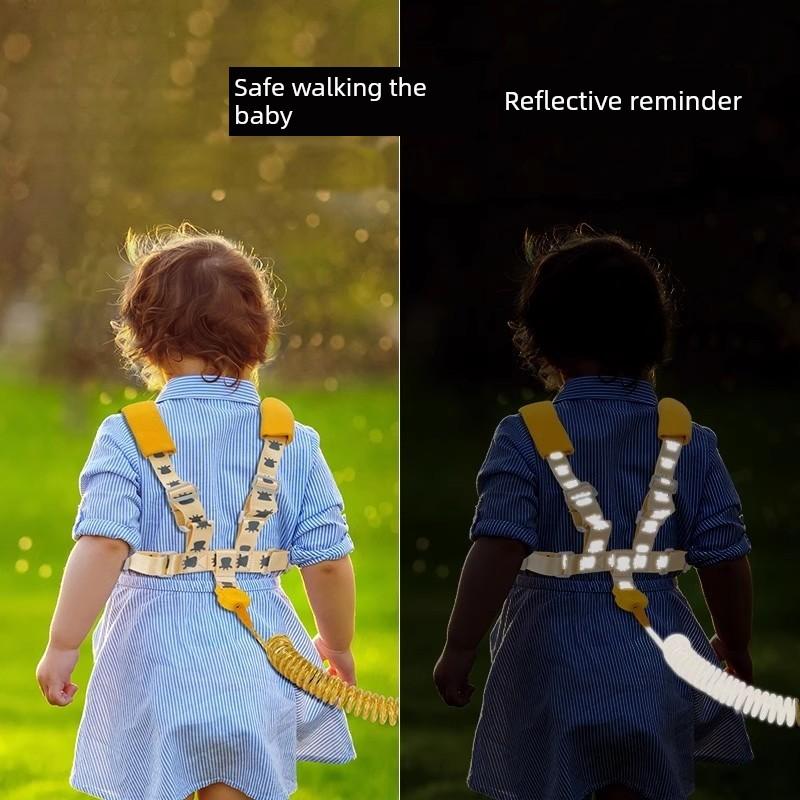 儿童防丢绳防走失带牵引绳遛娃神器安全防丢手环小孩子防走失背带